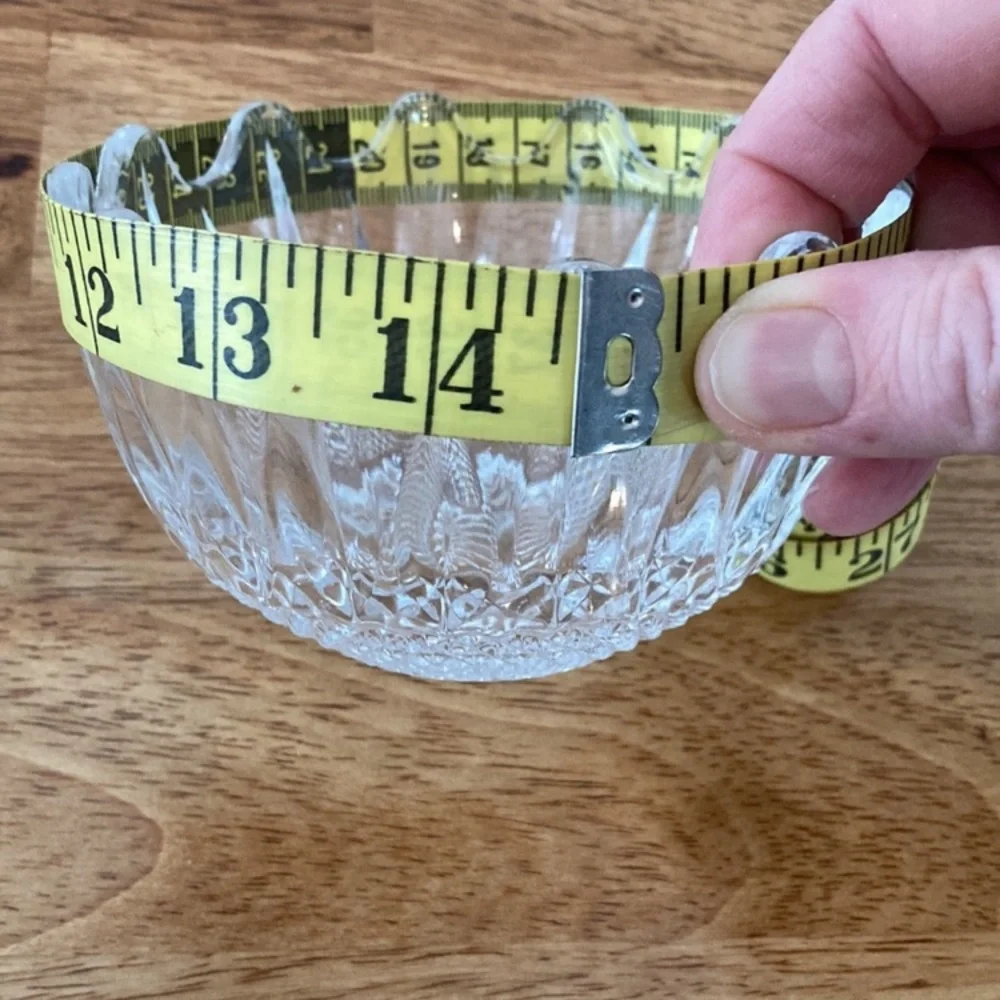 Crystal bowl/candle holder/lamp base - Picture 4 of 4